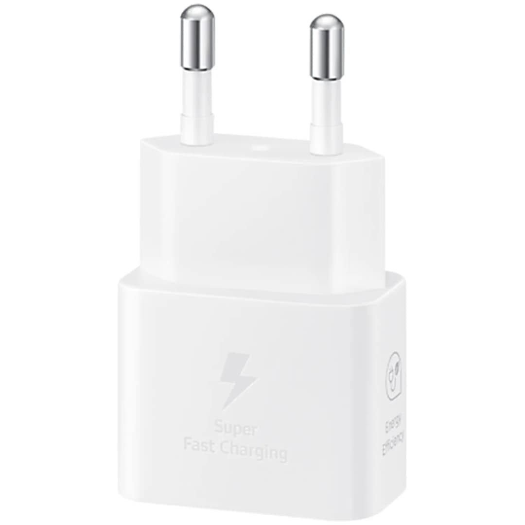 Сетевое зарядное устройство Samsung 25W USB-C EP-T2510 Cable White, Белый — фото 3
