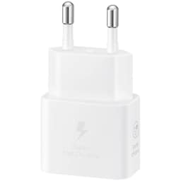 Сетевое зарядное устройство Samsung 25W USB-C EP-T2510 Cable White, Белый — фото 3