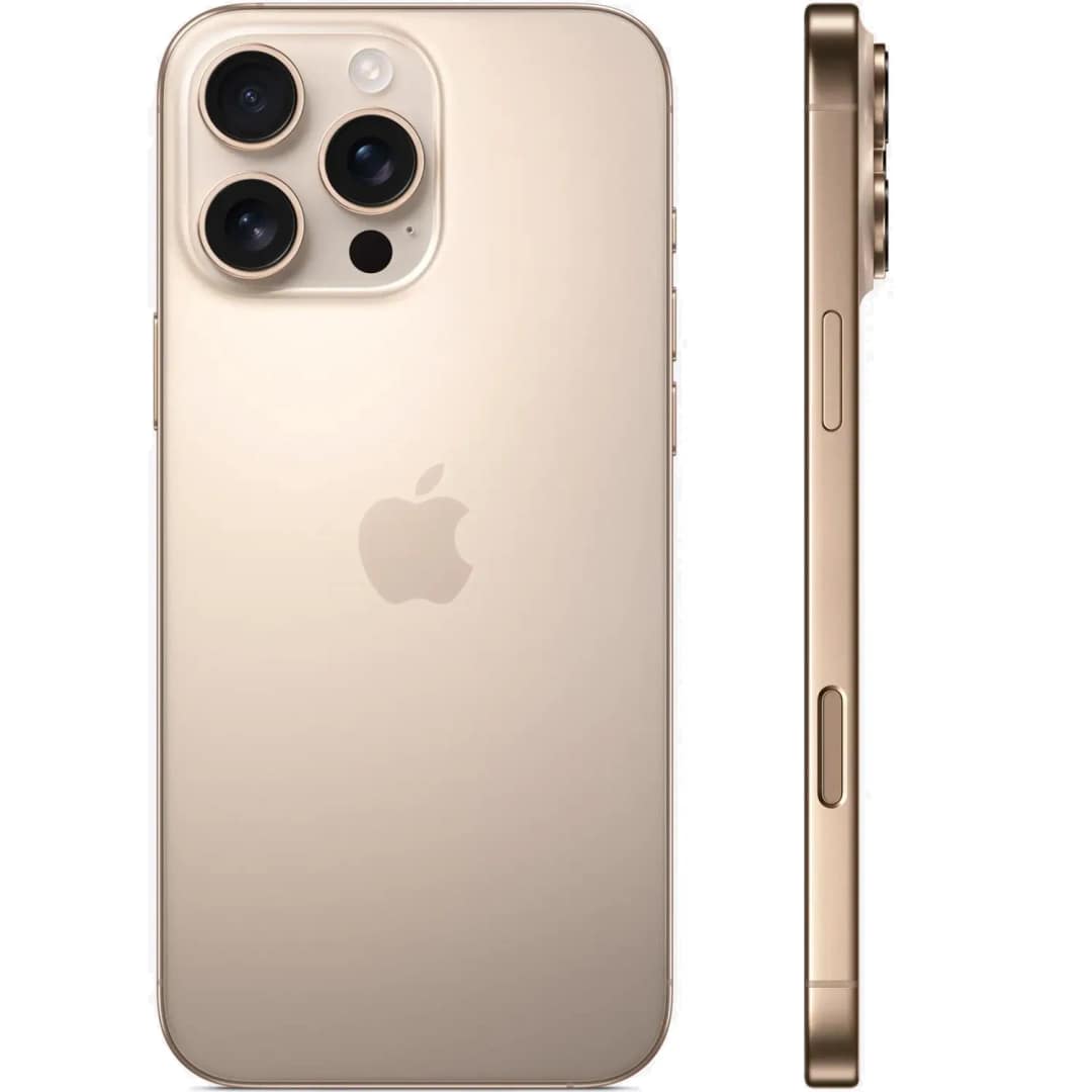 Смартфон Apple iPhone 16 Pro Max Desert Titanium, Золотистый — фото 4