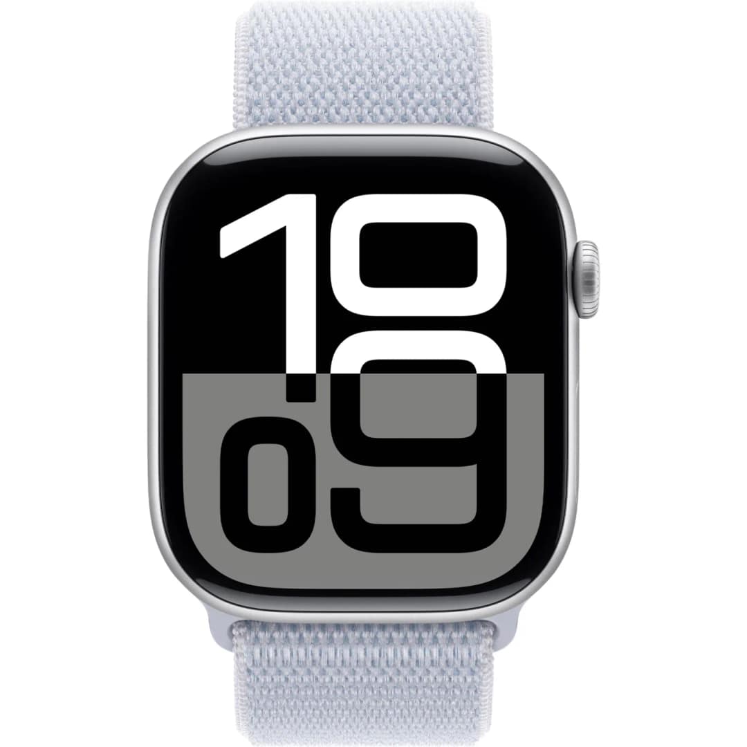 Смарт-часы Apple Watch Series 10 42mm Silver Aluminum Case with Blue Cloud Sport Loop, Серебристый — фото 3