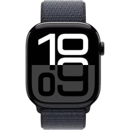 Смарт-часы Apple Watch Series 10 42mm Jet Black Aluminum Case with Ink Sport Loop, Черный — фото 3