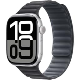 Смарт-часы Apple Watch Series 10 42mm Silver Aluminum Case with Black Magnetic Link S M, Серебристый — фото 1