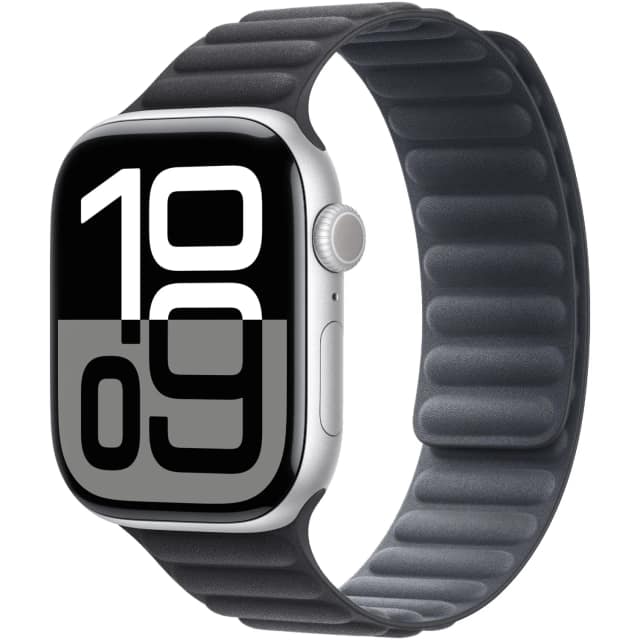 Смарт-часы Apple Watch Series 10 42mm Silver Aluminum Case with Black Magnetic Link S M, Серебристый
