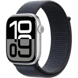 Смарт-часы Apple Watch Series 10 46mm Silver Aluminum Case with Ink Sport Loop, Серебристый — фото 1