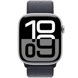 Смарт-часы Apple Watch Series 10 46mm Silver Aluminum Case with Ink Sport Loop, Серебристый — фото 3