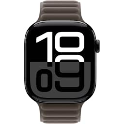 Смарт-часы Apple Watch Series 10 46mm Jet Black Aluminum Case with Dark Taupe Magnetic Link M L, Черный — фото 3