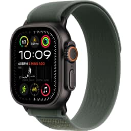 Смарт-часы Apple Watch Ultra 2 49mm Black Titanium Case with Green Trail Loop M L, Зеленый — фото 1