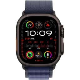 Смарт-часы Apple Watch Ultra 2 49mm Black Titanium Case with Navy Alpine Loop M, Тёмно-синий — фото 3