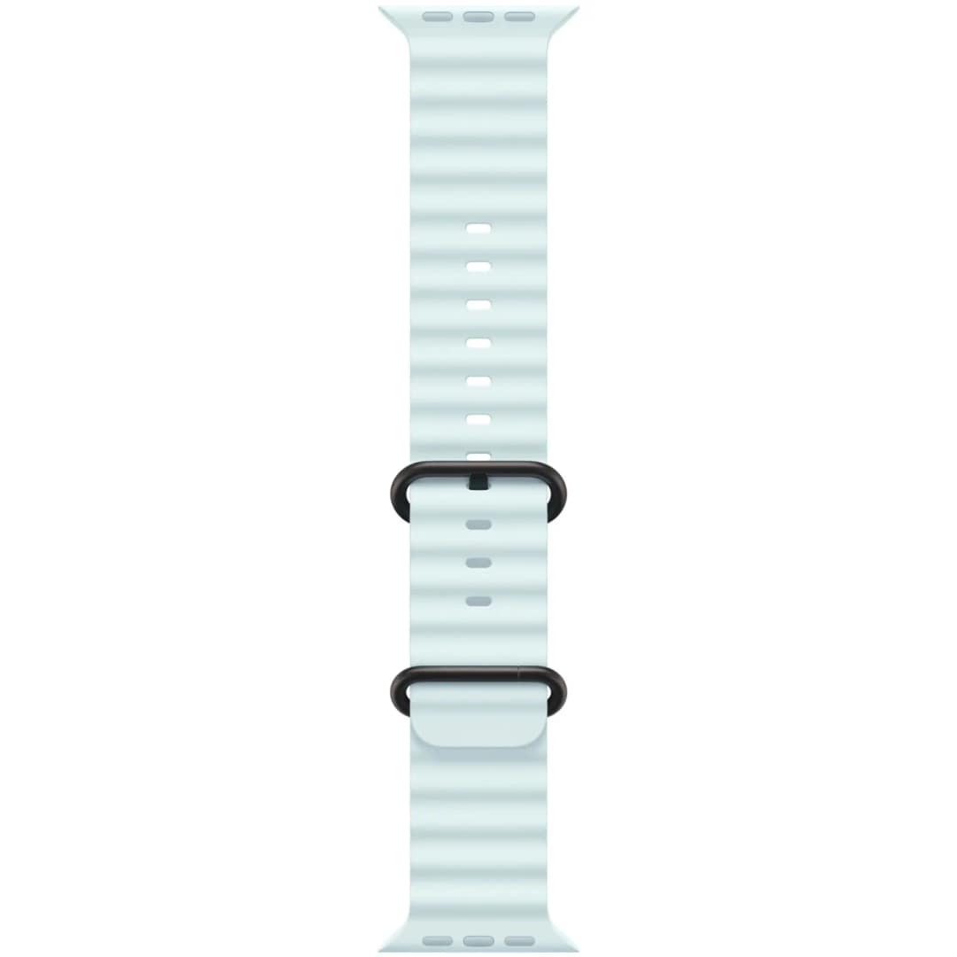 Смарт-часы Apple Watch Ultra 2 49mm Black Titanium Case with Ice Blue Ocean Band, Голубой — фото 2