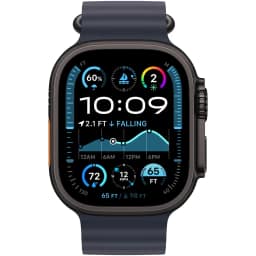 Смарт-часы Apple Watch Ultra 2 49mm Black Titanium Case with Navy Ocean Band, Синий — фото 3