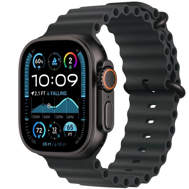 Смарт-часы Apple Watch Ultra 2 49mm Black Titanium Case with Black Ocean Band, Черный