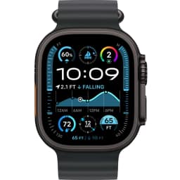 Смарт-часы Apple Watch Ultra 2 49mm Black Titanium Case with Black Ocean Band, Черный — фото 3