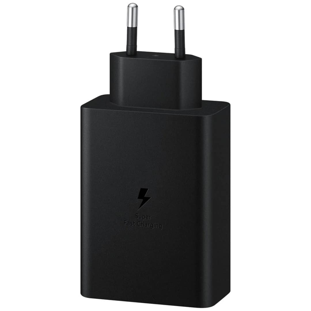 Сетевое зарядное устройство Samsung 65W 2USB-C USB-A EP-T6530 Black, Черный — фото 3