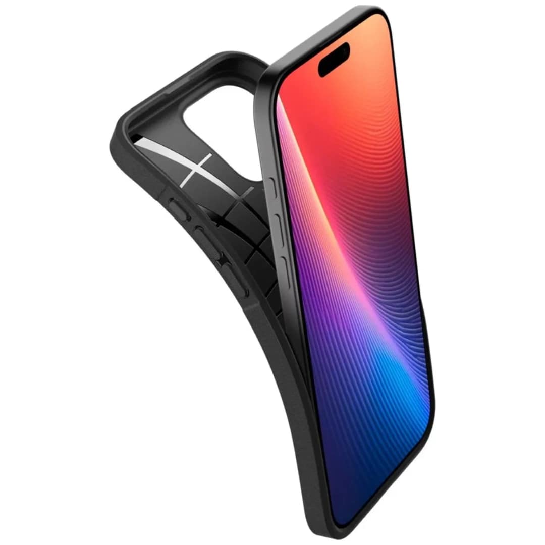 Чехол Spigen Core Armor для iPhone 16 Pro Matte Black, Черный — фото 5