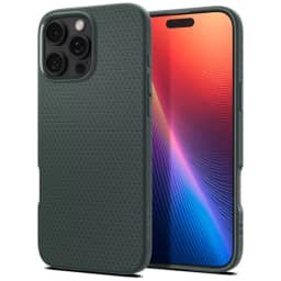 Чехол Spigen Liquid Air для iPhone 16 Pro Max Abyss Green, Зеленый — фото 1