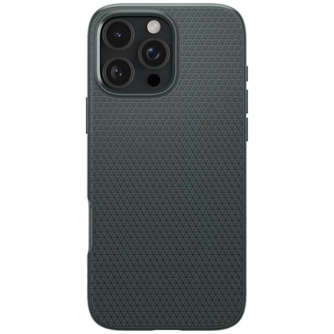 Чехол Spigen Liquid Air для iPhone 16 Pro Max Abyss Green, Зеленый — фото 6