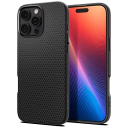 Чехол Spigen Liquid Air для iPhone 16 Pro Max Matte Black, Черный — фото 1