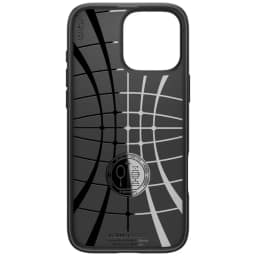 Чехол Spigen Liquid Air для iPhone 16 Pro Max Matte Black, Черный — фото 7