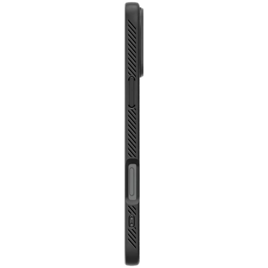 Чехол Spigen Liquid Air для iPhone 16 Pro Matte Black, Черный — фото 2