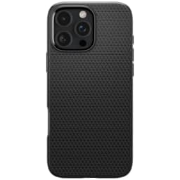 Чехол Spigen Liquid Air для iPhone 16 Pro Matte Black, Черный — фото 6