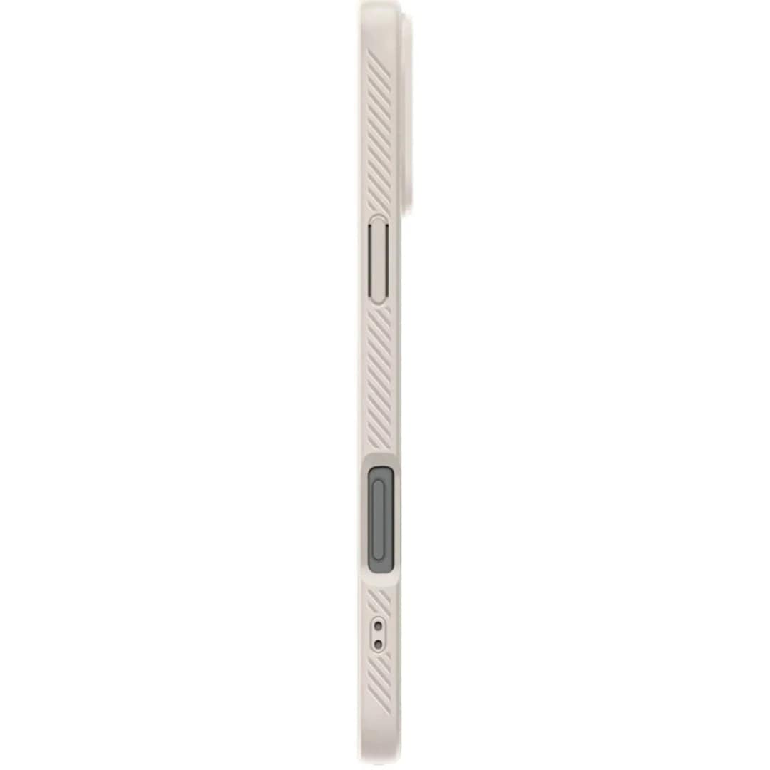Чехол Spigen Liquid Air для iPhone 16 Pro Natural Titanium, Бежевый — фото 4