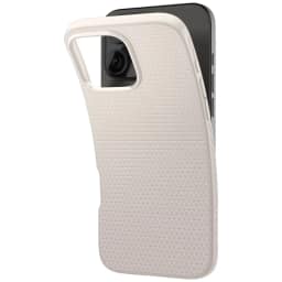 Чехол Spigen Liquid Air для iPhone 16 Pro Natural Titanium, Бежевый — фото 5