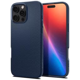 Чехол Spigen Liquid Air для iPhone 16 Pro Navy Blue, Синий — фото 1