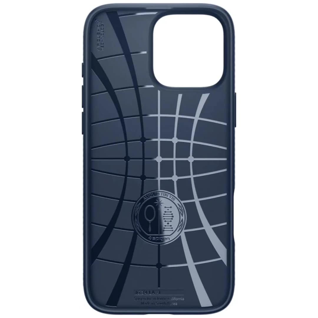 Чехол Spigen Liquid Air для iPhone 16 Pro Max Navy Blue, Синий — фото 3