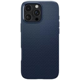 Чехол Spigen Liquid Air для iPhone 16 Pro Max Navy Blue, Синий — фото 5