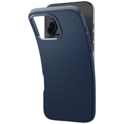Чехол Spigen Liquid Air для iPhone 16 Pro Max Navy Blue, Синий — фото 7