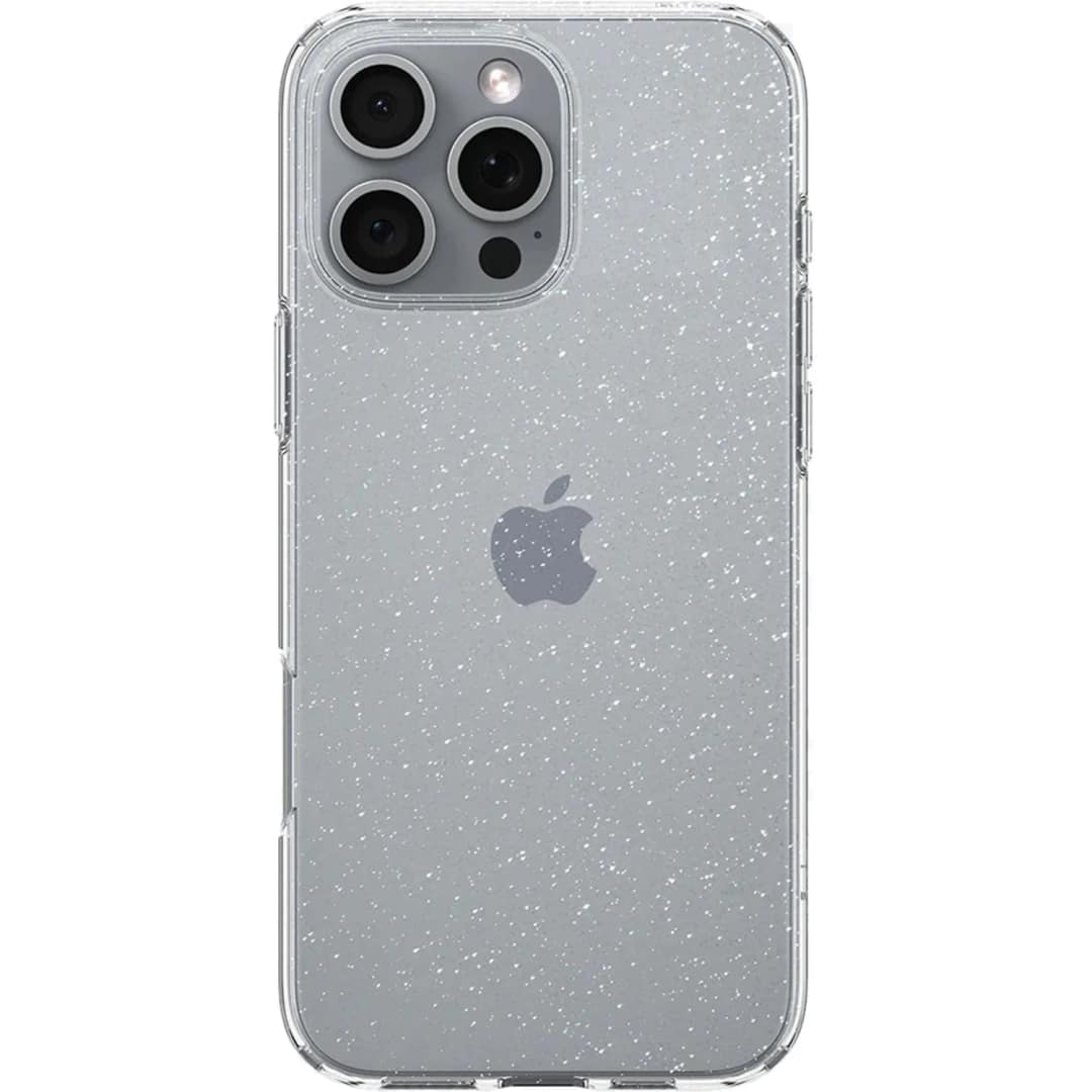 Чехол Spigen Liquid Crystal Glitter для iPhone 16 Pro Crystal Quartz, Прозрачный — фото 2