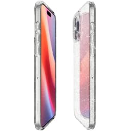 Чехол Spigen Liquid Crystal Glitter для iPhone 16 Pro Crystal Quartz, Прозрачный — фото 3