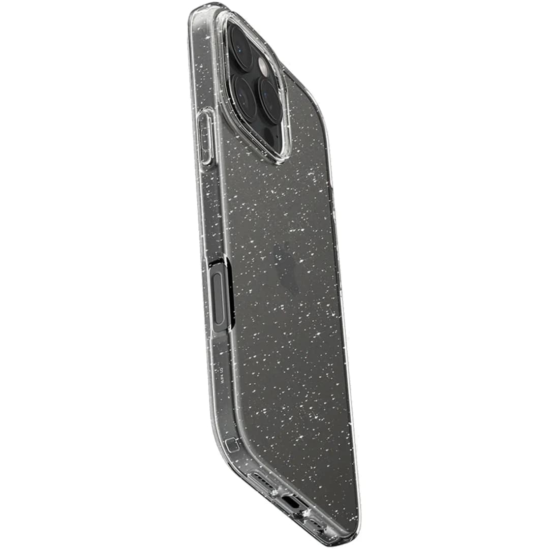 Чехол Spigen Liquid Crystal Glitter для iPhone 16 Pro Crystal Quartz, Прозрачный — фото 8