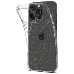Чехол Spigen Liquid Crystal Glitter для iPhone 16 Pro Crystal Quartz, Прозрачный — фото 9