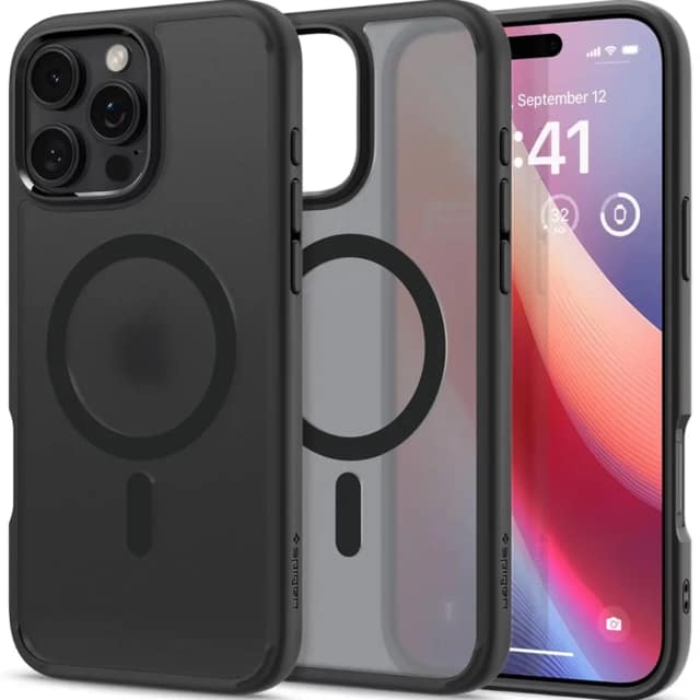 Чехол Spigen Ultra Hybrid MagSafe для iPhone 16 Pro Max Frost Black, Черный