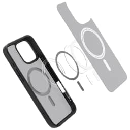 Чехол Spigen Ultra Hybrid MagSafe для iPhone 16 Pro Max Frost Black, Черный — фото 5