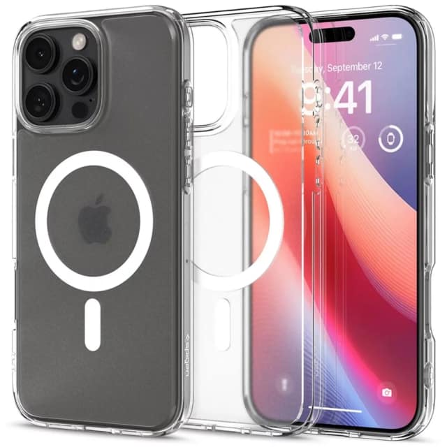 Чехол Spigen Ultra Hybrid MagSafe для iPhone 16 Pro Max Frost Clear, Прозрачный
