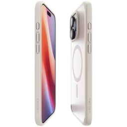 Чехол Spigen Ultra Hybrid MagSafe для iPhone 16 Pro Frost Natural Titanium, Бежевый — фото 3