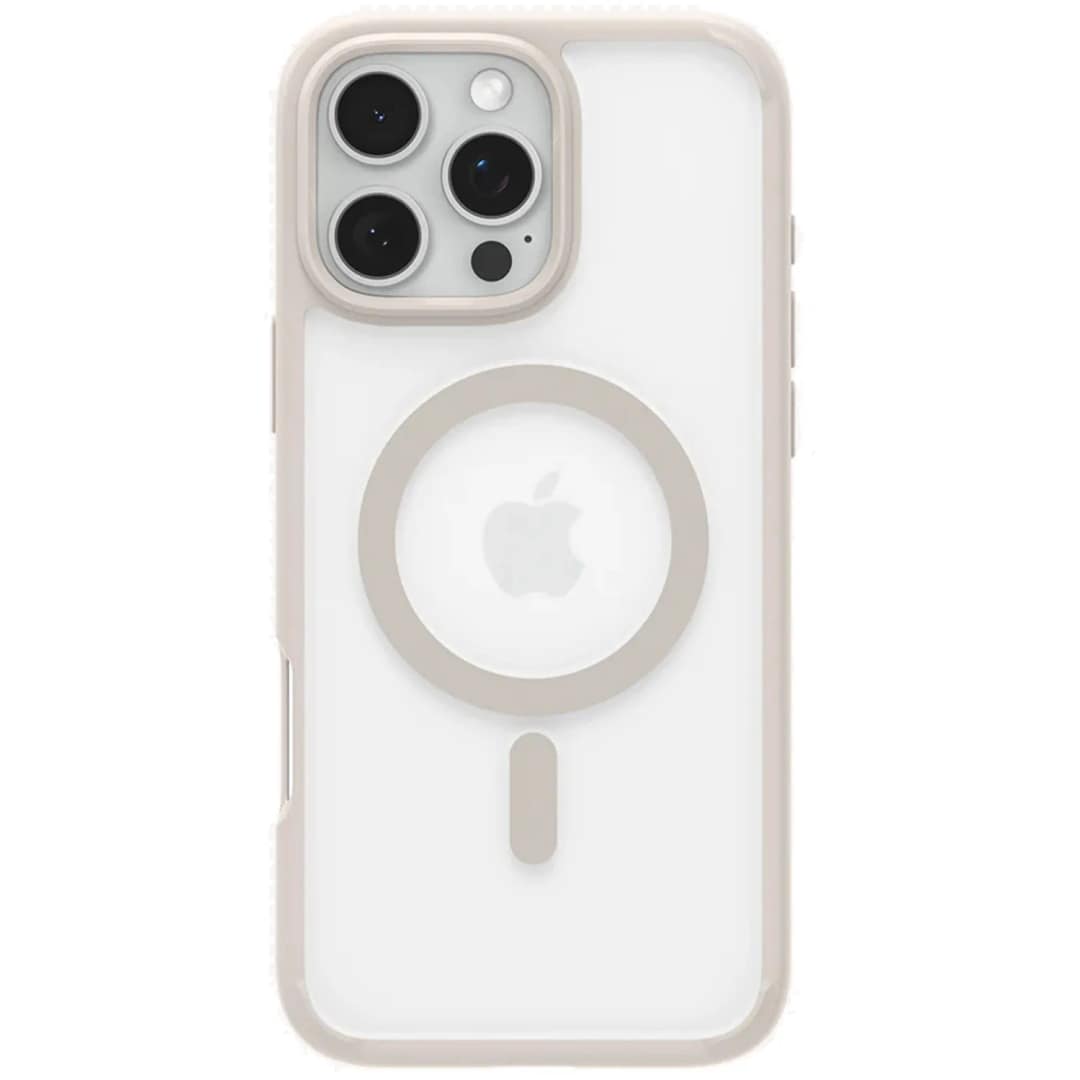 Чехол Spigen Ultra Hybrid MagSafe для iPhone 16 Pro Frost Natural Titanium, Бежевый — фото 6
