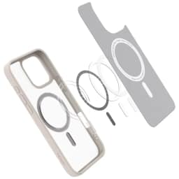 Чехол Spigen Ultra Hybrid MagSafe для iPhone 16 Pro Max Frost Natural Titanium, Бежевый — фото 7