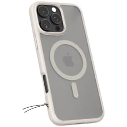 Чехол Spigen Ultra Hybrid MagSafe для iPhone 16 Pro Max Frost Natural Titanium, Бежевый — фото 9