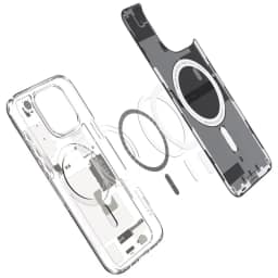 Чехол Spigen Ultra Hybrid MagSafe для iPhone 16 Pro Zero One Natural Titanium, Бежевый — фото 4