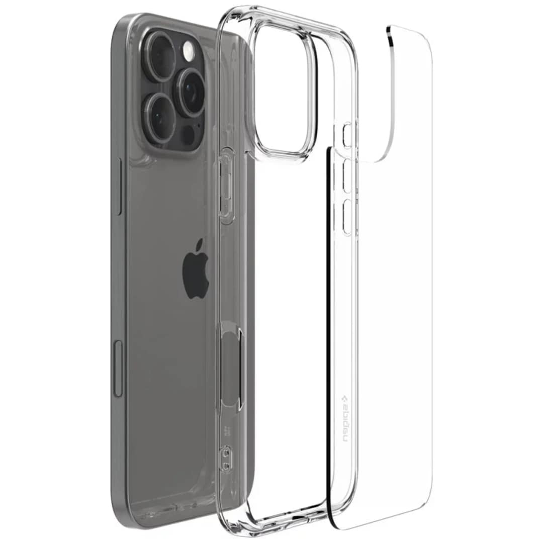 Чехол Spigen Ultra Hybrid для iPhone 16 Pro Crystal Clear, Прозрачный — фото 3