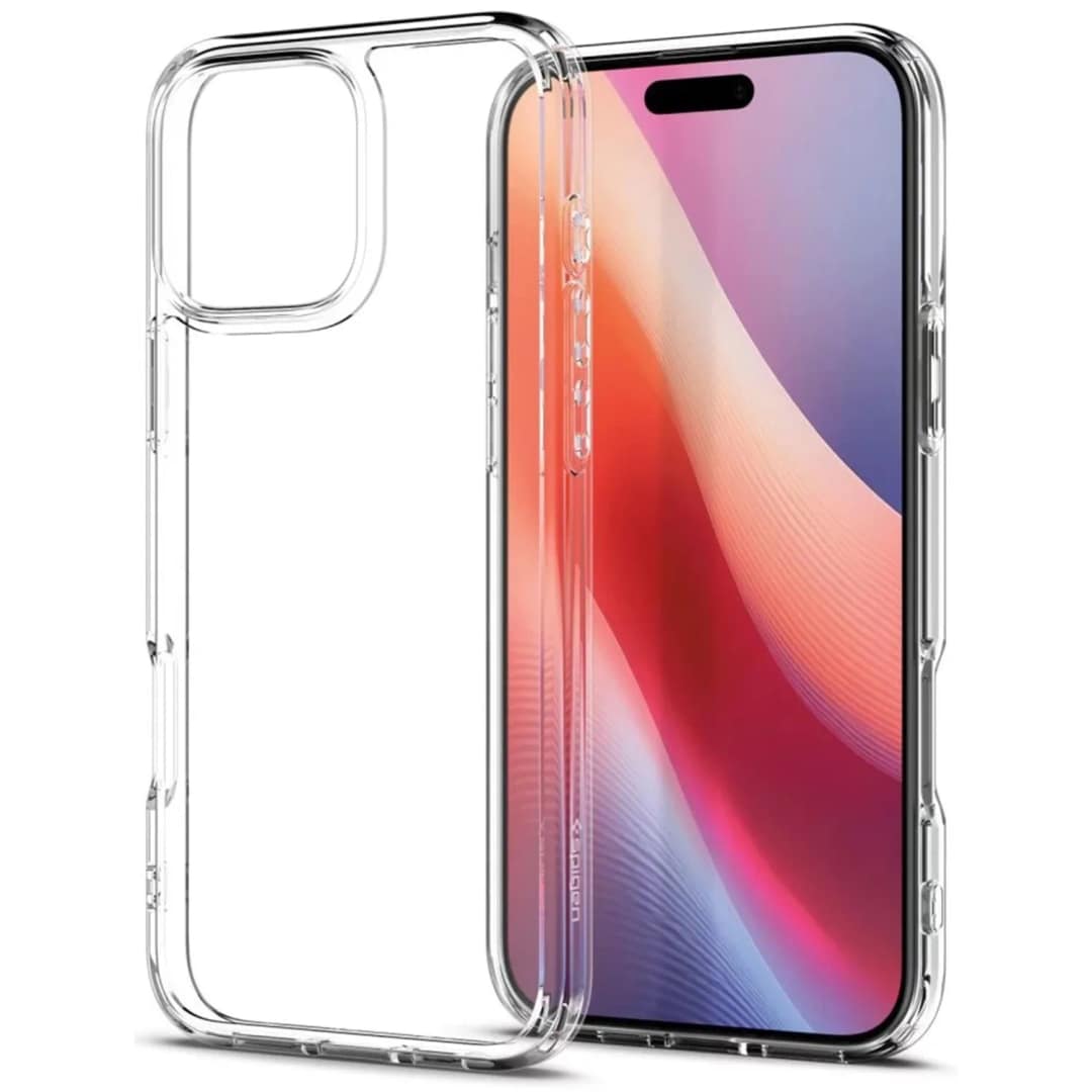 Чехол Spigen Ultra Hybrid для iPhone 16 Pro Crystal Clear, Прозрачный — фото 8