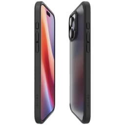 Чехол Spigen Ultra Hybrid для iPhone 16 Pro Frost Black, Прозрачный тёмный — фото 2