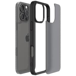 Чехол Spigen Ultra Hybrid для iPhone 16 Pro Frost Black, Прозрачный тёмный — фото 4