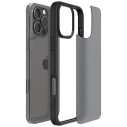 Чехол Spigen Ultra Hybrid для iPhone 16 Pro Max Frost Black, Прозрачный тёмный — фото 7
