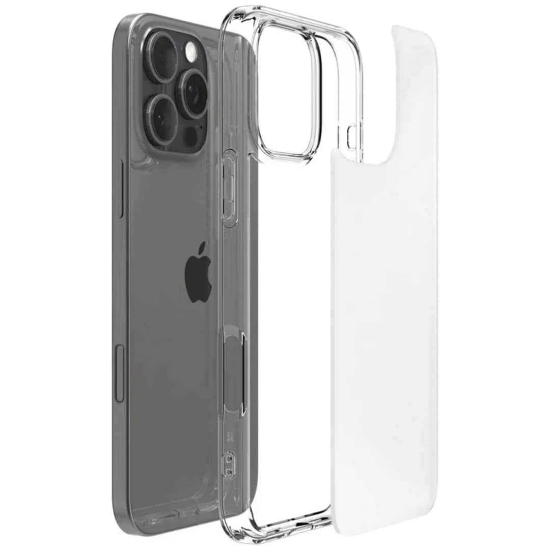 Чехол Spigen Ultra Hybrid для iPhone 16 Pro Frost Clear, Прозрачный — фото 6