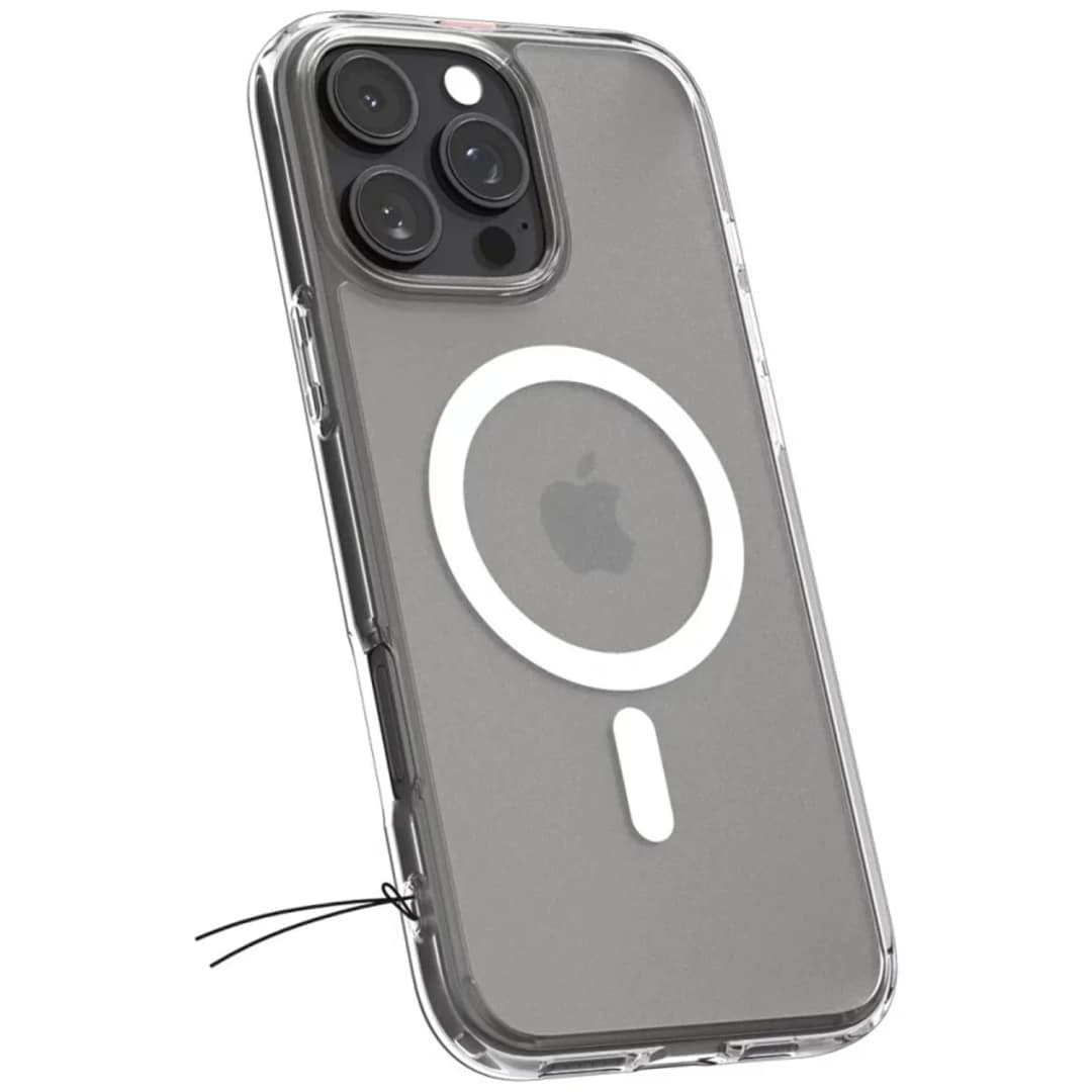 Чехол Spigen Ultra Hybrid MagSafe для iPhone 16 Pro Frost Clear, Прозрачный — фото 5