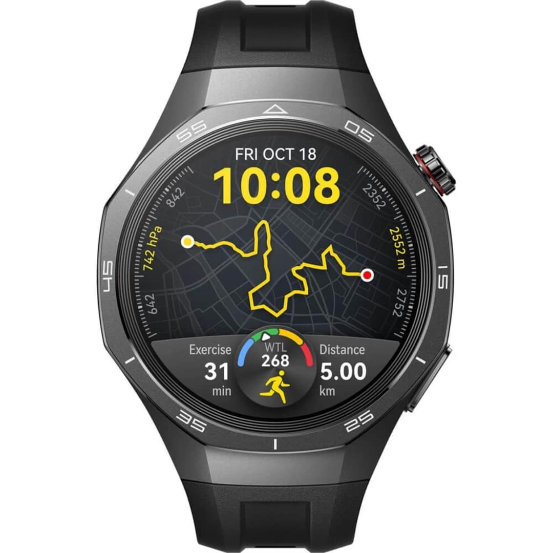 Смарт-часы Huawei Watch GT 5 Pro 46mm Black Fluoroelastomer, Черный — фото 3